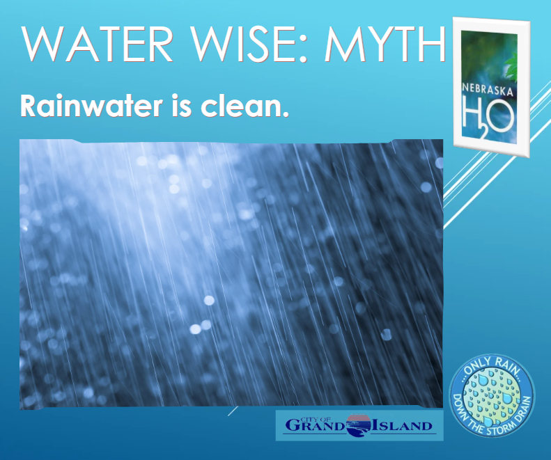 Myth: Rainwater is clean