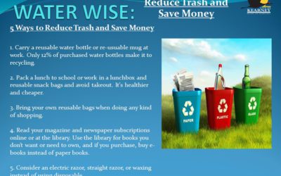 Environmental Conservation Wednesday! Reduce your trash amounts and save money…