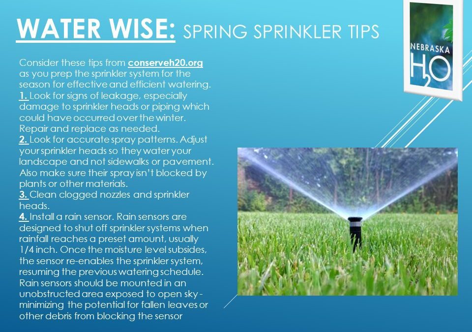 Spring Sprinkler Tips
