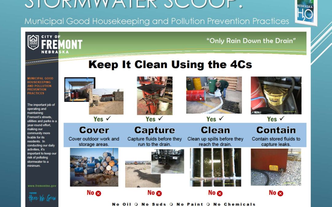 Municipal Good Housekeeping and Pollution Prevention Practices – Keep Clean By Using the 4Cs