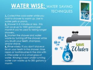 Water Saving Techniques