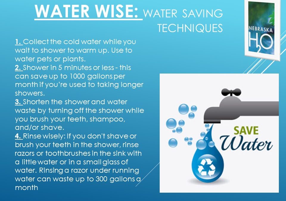 Residential Water Saving Techniques